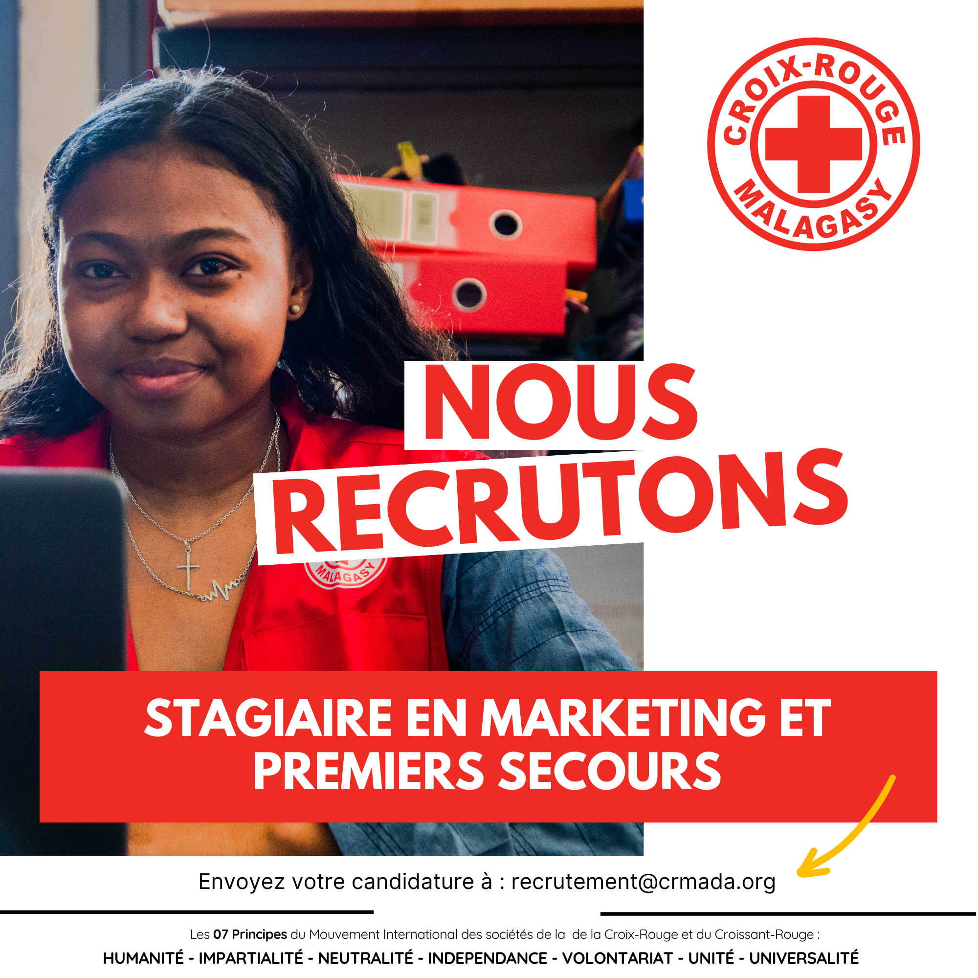 STAGIAIRE EN MARKETING ET PREMIERS SECOURS (REF: STAGE PPS/AOUT/2025)